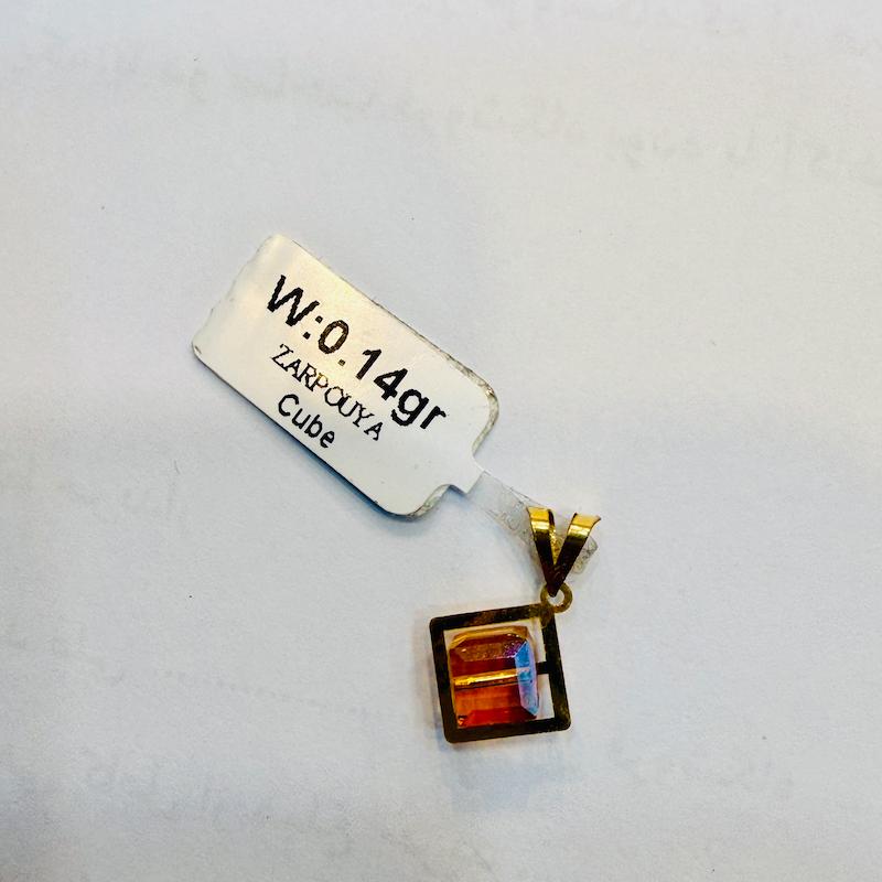 آویز طلا ۱۸ عیار سوواروفسکی گالری الیاگلد