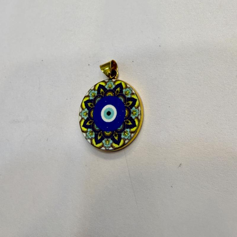 آویز طلا ۱۸ عیار چشم گالری الیاگلد