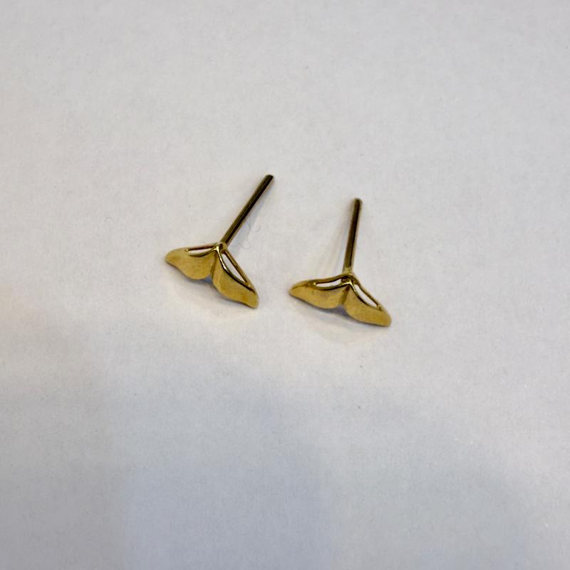 گوشواره طلا ۱۸ عیار دم وال گالری الیاگلد