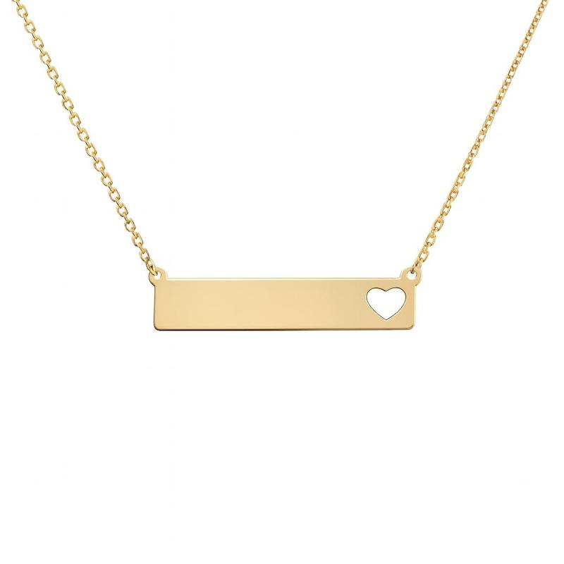 گردنبند طلا ۱۸ عیار گردنبند لیزر گالری طلای هدی