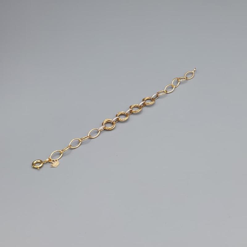 دستبند طلا ۱۸ عیار زرتاج گالری طلا فروشی سیما