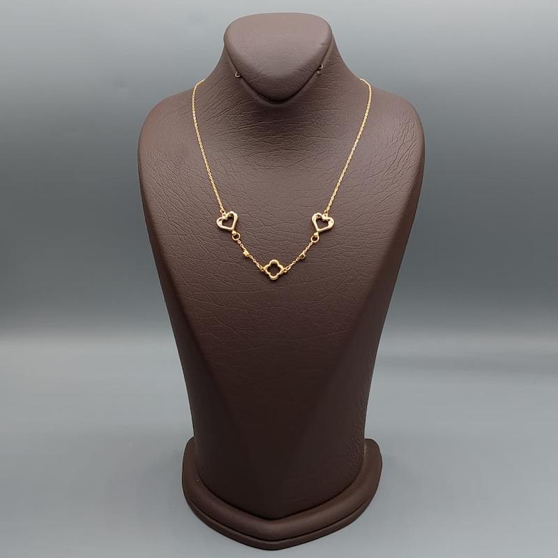 گردنبند طلا ۱۸ عیار سولدا گالری طلا فروشی سیما