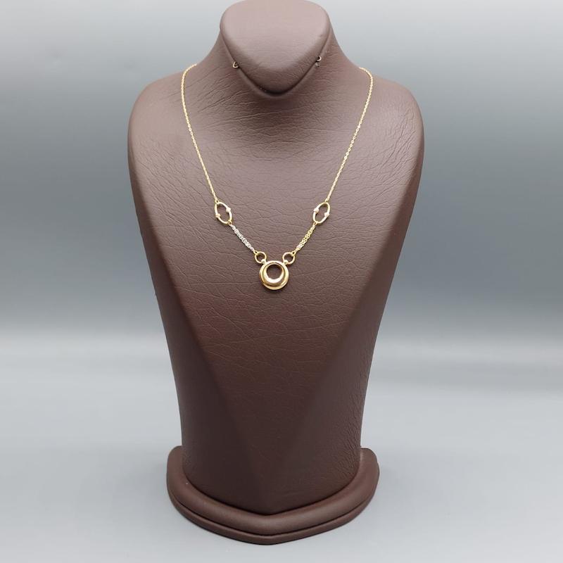 گردنبند طلا ۱۸ عیار سولدا گالری طلا فروشی سیما