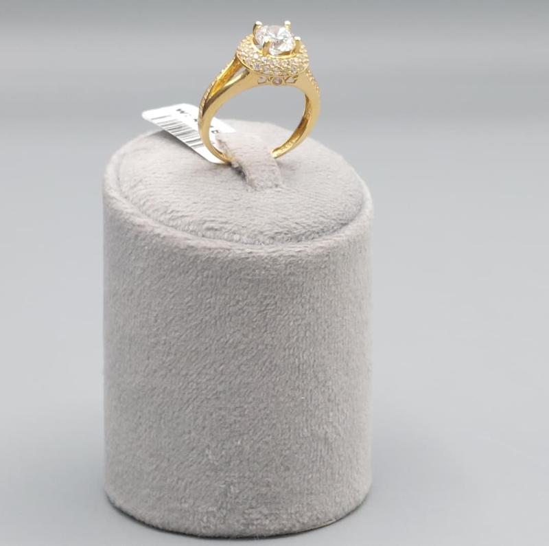 انگشتر طلا ۱۸ عیار سوليتر گالری طلا فروشی سیما