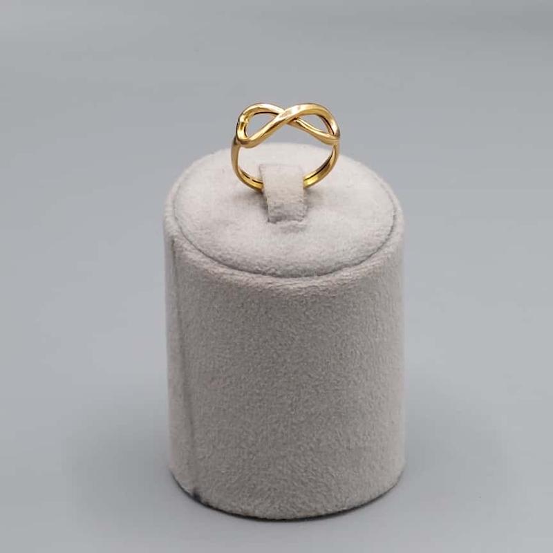 انگشتر طلا ۱۸ عیار طرح بی‌نهایت گالری طلا فروشی سیما