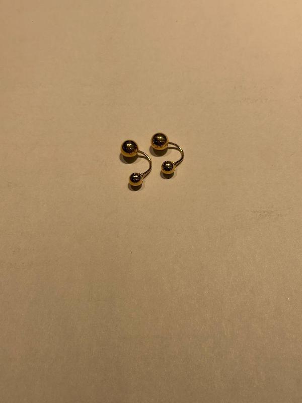 گوشواره طلا ۱۸ عیار پیرسینگ گالری طلا دوران