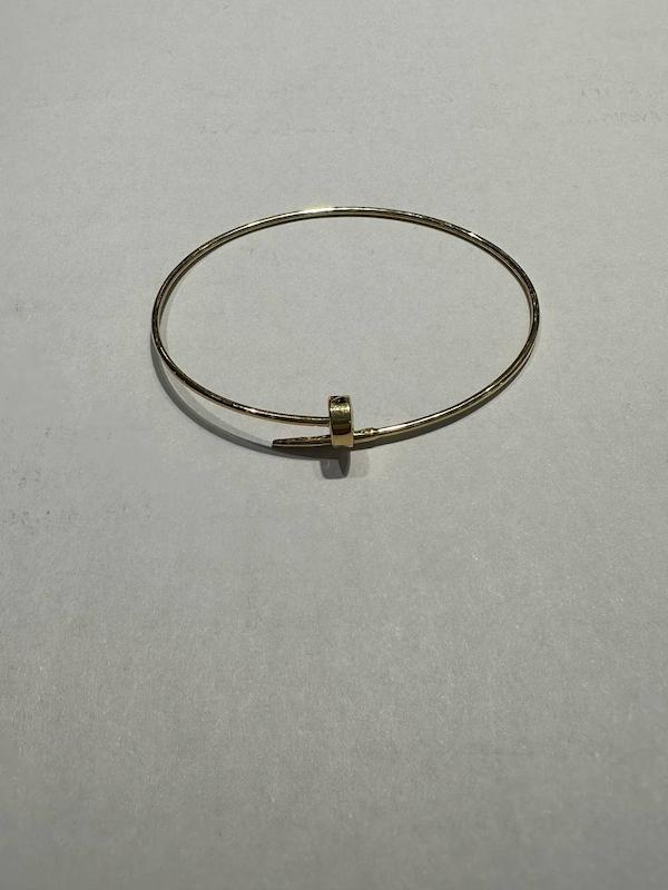 بنگل طلا ۱۸ عیار میخی گالری طلا دوران