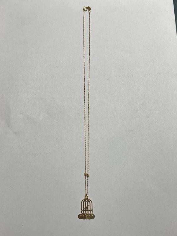 گردنبند طلا ۱۸ عیار مرغ امین گالری طلا دوران