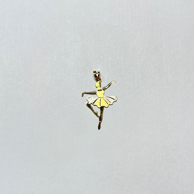 آویز طلا ۱۸ عیار بالرین گالری طلا دوران