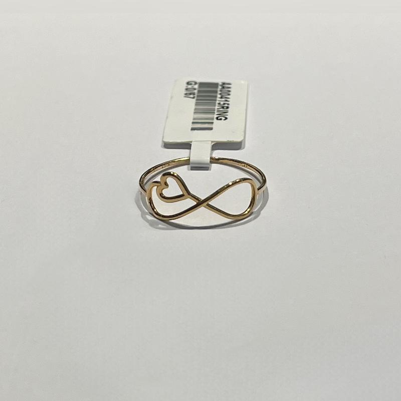 انگشتر طلا ۱۸ عیار قلب گالری طلا دوران