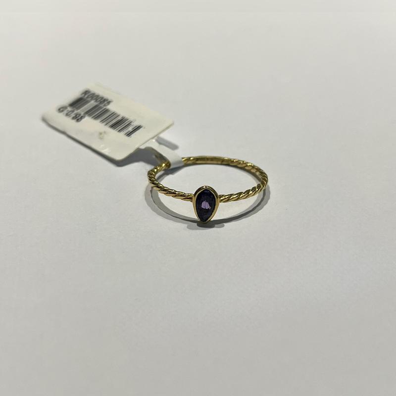 انگشتر طلا ۱۸ عیار نگین گالری طلا دوران