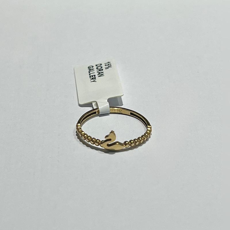 انگشتر طلا ۱۸ عیار مینیمال گالری طلا دوران