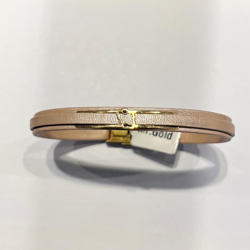 دستبند طلا ۱۸ عیار چرم گالری طلا دوران