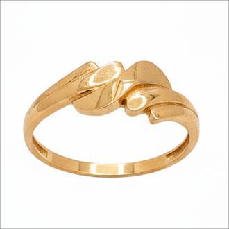 انگشتر طلا ۱۸ عیار آس ساده گالری جواهری بیابانی