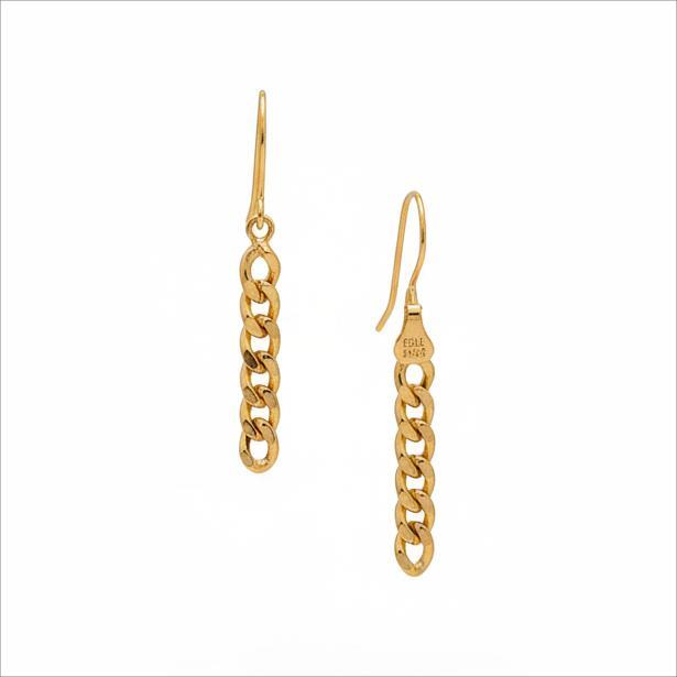 گوشواره طلا ۱۸ عیار کارتیر گالری جواهری بیابانی