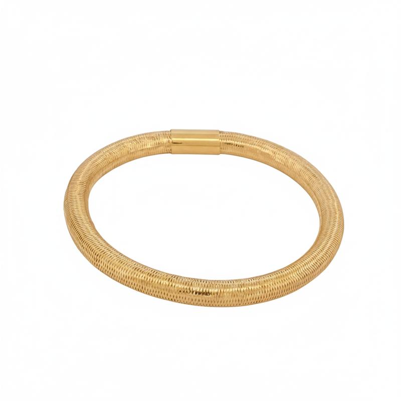 دستبند زنانه طلا ۱۸ عیار دستبند کشی گالری طلای شریف