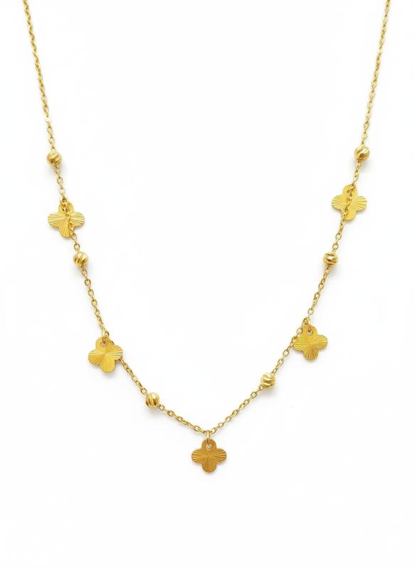 گردنبند زنانه طلا ۱۸ عیار ونکلیف گالری نقشار