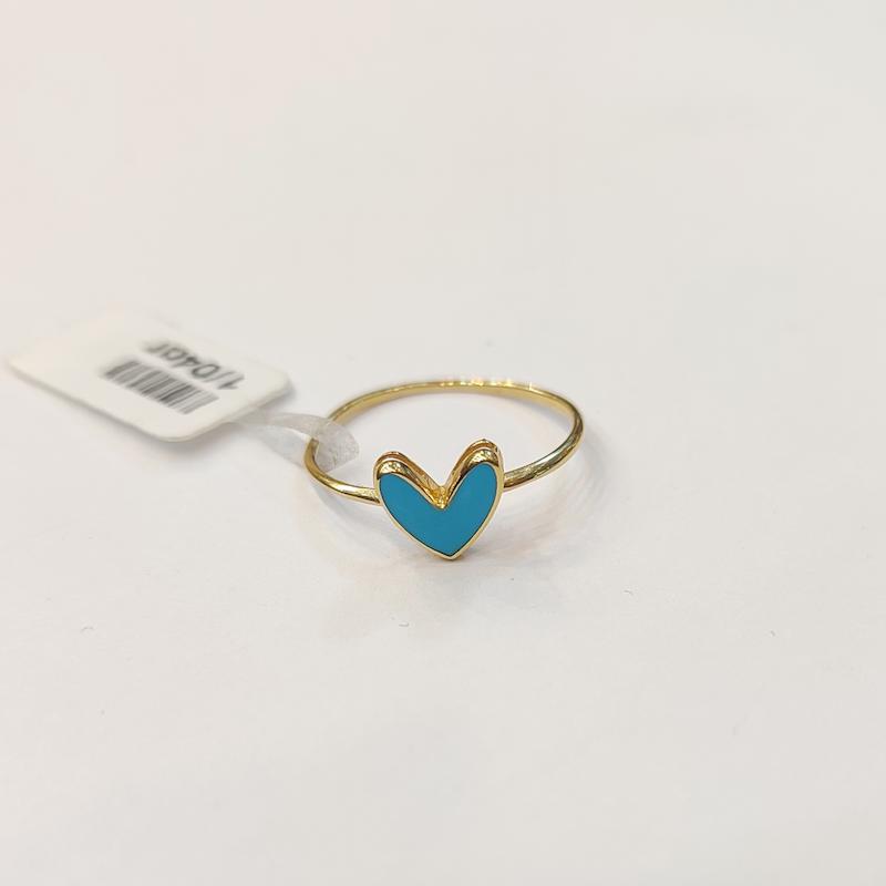 انگشتر زنانه طلا ۱۸ عیار انگشتر قلب گالری الیاگلد