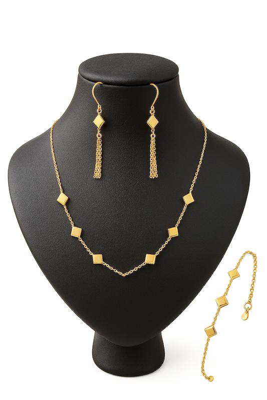 سرویس زنانه طلا ۱۸ عیار سرویس مارکیز گالری نقشار