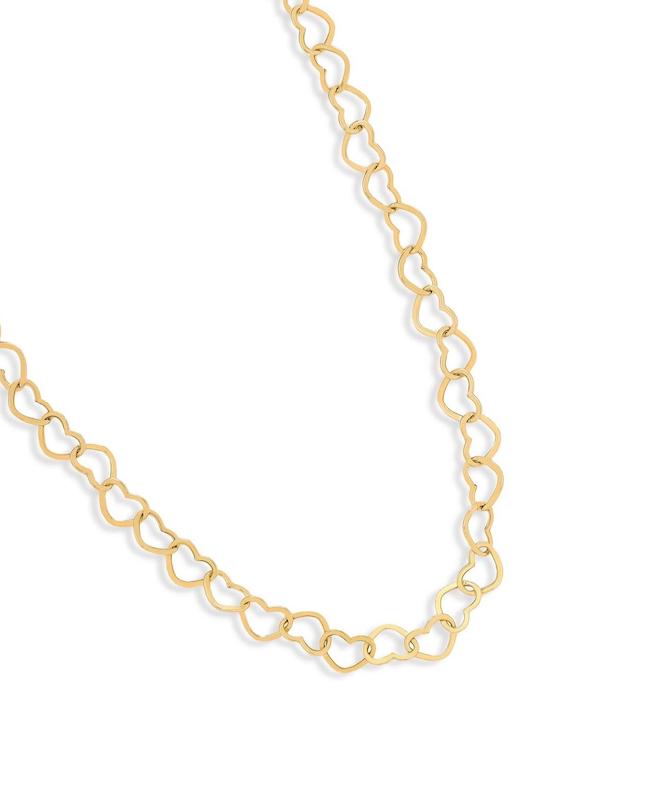 گردنبند زنانه طلا ۱۸ عیار گردنبند قلبی شاهکارتیم