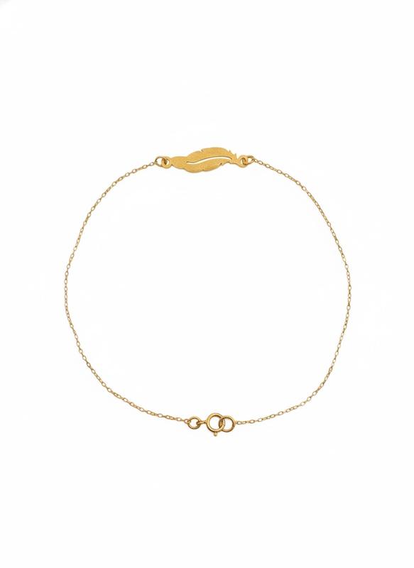 پابند زنانه طلا ۱۸ عیار پر گالری طلای شفیع