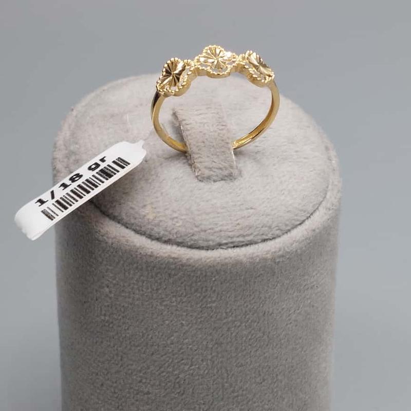 انگشتر زنانه طلا ۱۸ عیار ونكليف گالری طلا فروشی سیما