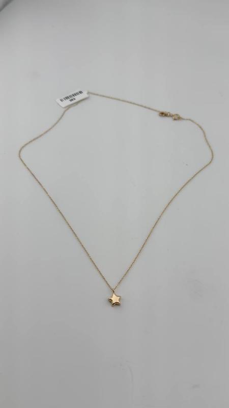 گردنبند زنانه طلا ۱۸ عیار گردنبند مینیمال ستاره گالری ماه سـا
