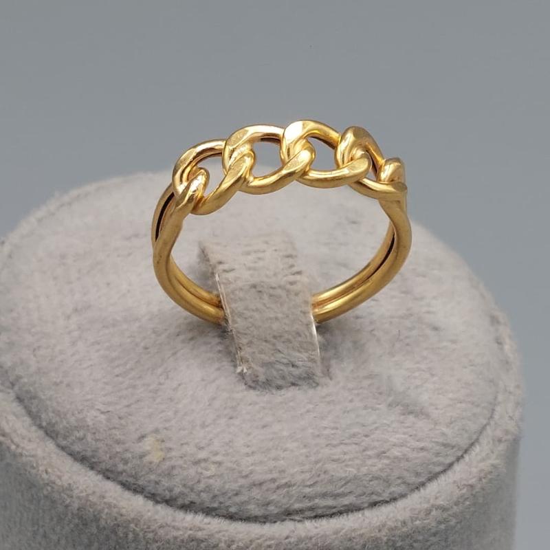 انگشتر زنانه طلا ۱۸ عیار کارتیر گالری طلا فروشی سیما