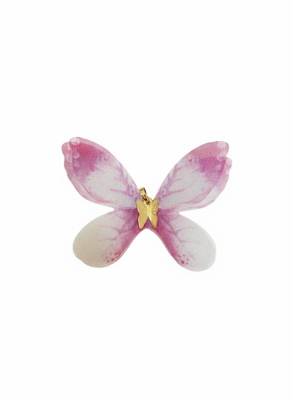 آویز زنانه طلا ۱۸ عیار پروانه گالری طلای شفیع