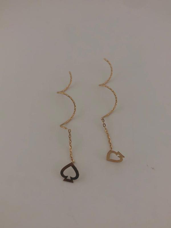 گوشواره زنانه طلا ۱۸ عیار گوشواره گالری دنیا