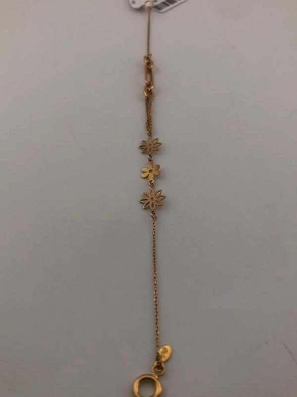 دستبند زنانه طلا ۱۸ عیار دستبند نگین گالری طلافروشی خوش نواز