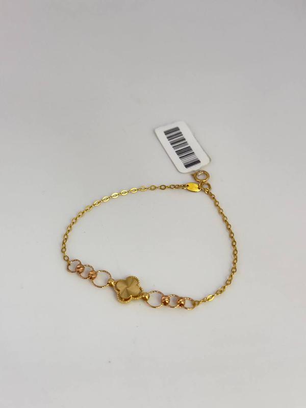 دستبند بچگانه طلا ۱۸ عیار دستبند ون کلیف نی نی طلا