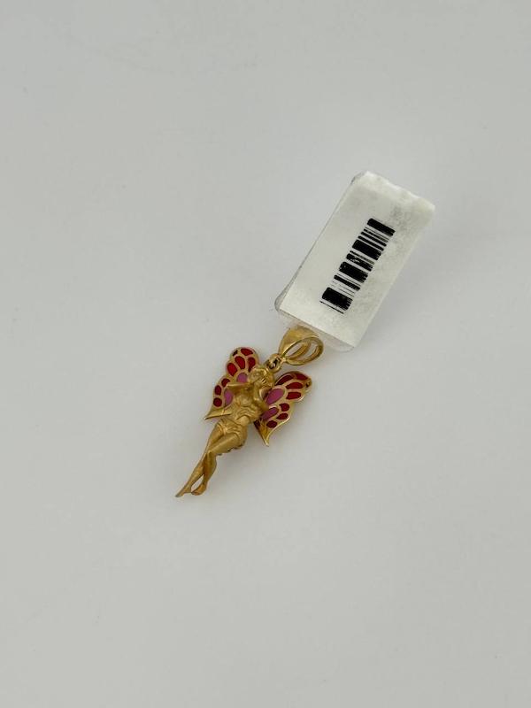 آویز بچگانه طلا ۱۸ عیار آویز فرشته نی نی طلا