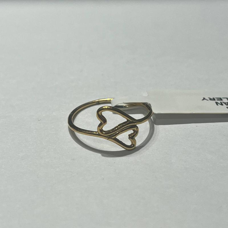 انگشتر زنانه طلا ۱۸ عیار قلب گالری طلا دوران