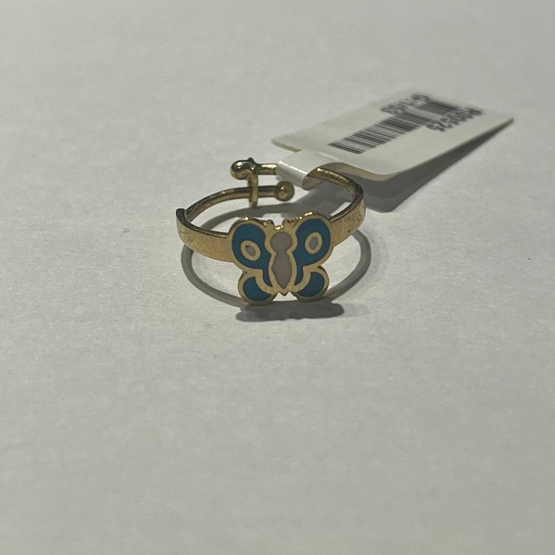 انگشتر بچگانه طلا ۱۸ عیار پروانه گالری طلا دوران