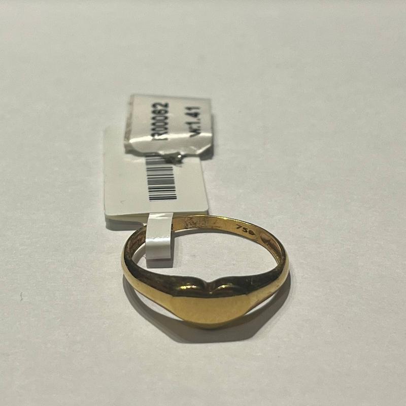 انگشتر زنانه طلا ۱۸ عیار قلب گالری طلا دوران