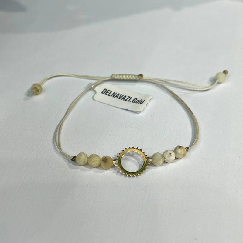 دستبند زنانه طلا ۱۸ عیار مروارید گالری طلا دوران