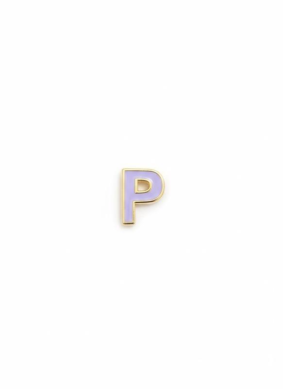 آویز زنانه طلا ۱۸ عیار P گالری طلای شفیع