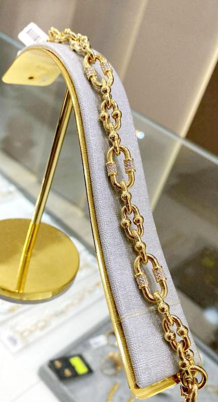 دستبند زنانه طلا ۱۸ عیار دست بند ترک درین