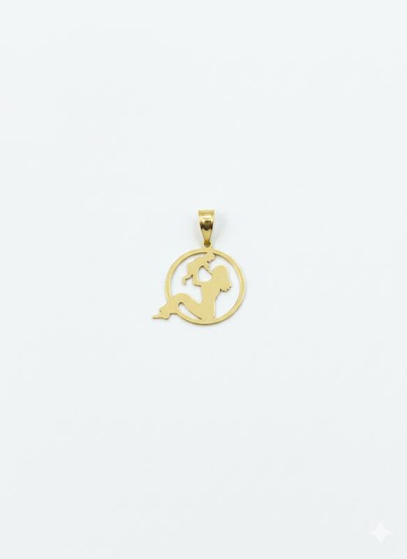 آویز زنانه طلا ۱۸ عیار پلاک مادر تیما گالری