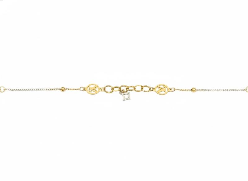 دستبند زنانه طلا ۱۸ عیار دستبند لویی ویلتون ۸طلایی