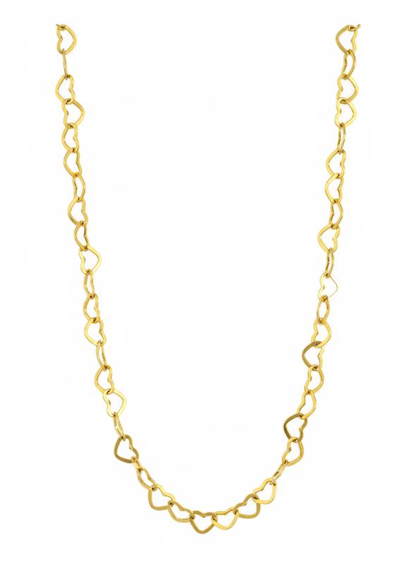 گردنبند زنانه طلا ۱۸ عیار گردنی قلبی تیما گلد گالری