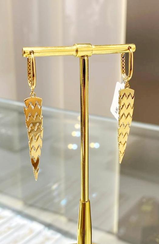 گوشواره مردانه طلا ۱۸ عیار گوشواره پانیا درین