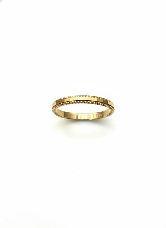 انگشتر زنانه طلا ۱۸ عیار رینگ تیما گلد گالری