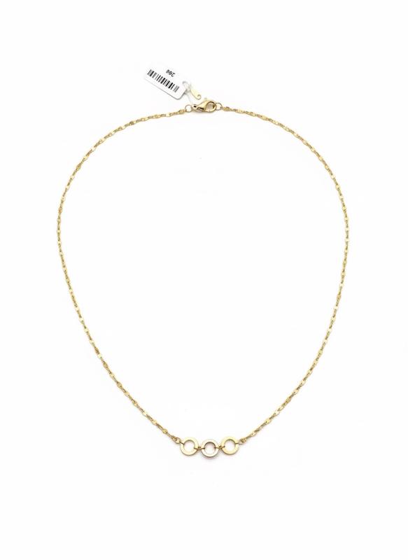 گردنبند زنانه طلا ۱۸ عیار گردنبند مینیمال گالری ماه سـا