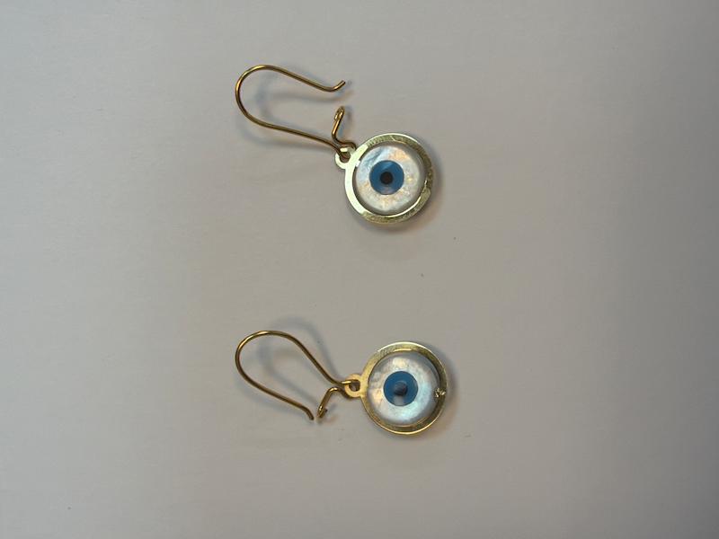 گوشواره زنانه طلا ۱۸ عیار گوشواره چشم گالری پریدخت