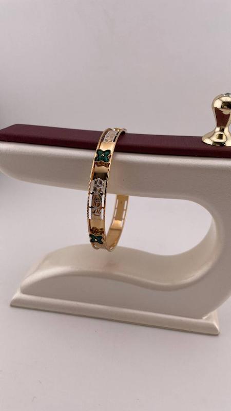 النگو زنانه طلا ۱۸ عیار ونکلیف گالری شهر النگو