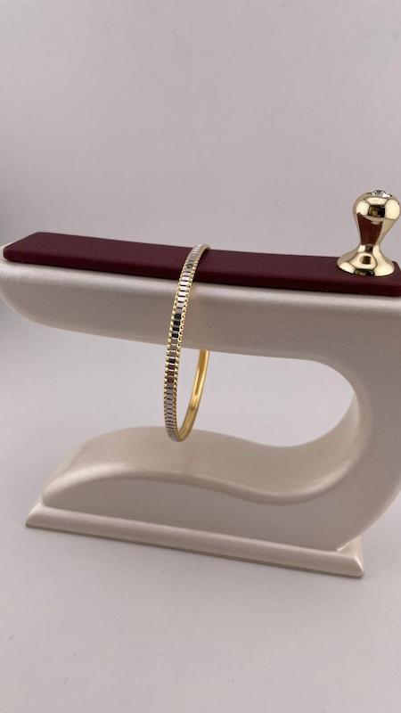 النگو زنانه طلا ۱۸ عیار تراش گالری شهر النگو