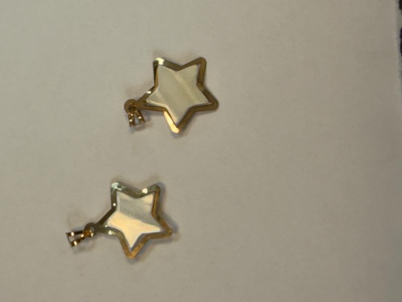 آویز زنانه طلا ۱۸ عیار اویز ستاره گالری پریدخت