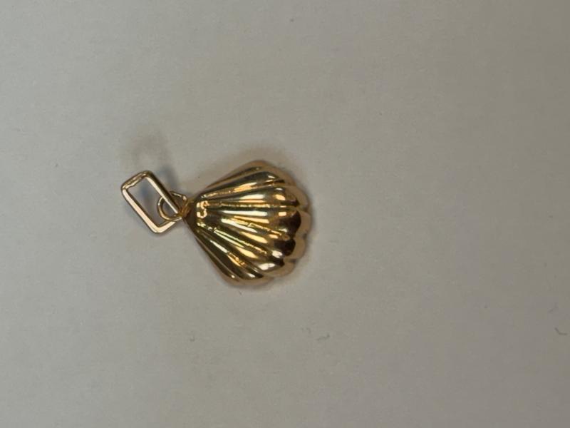 آویز زنانه طلا ۱۸ عیار آویز صدف گالری پریدخت